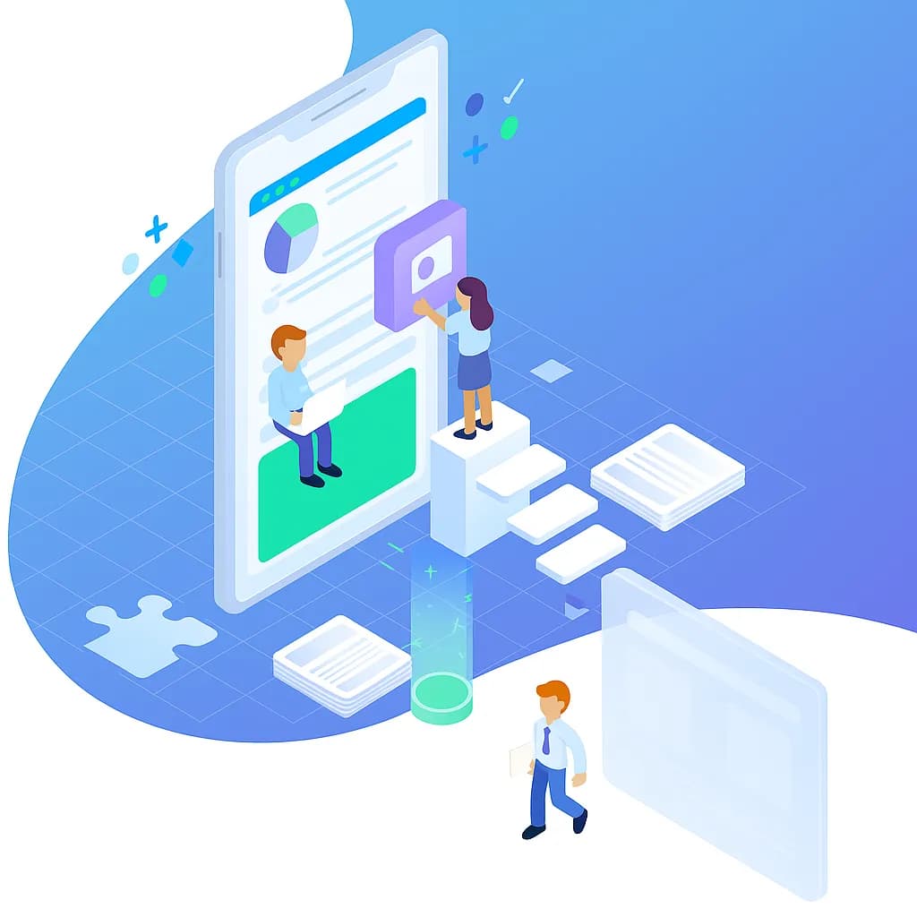 CRM Systeem Illustratie